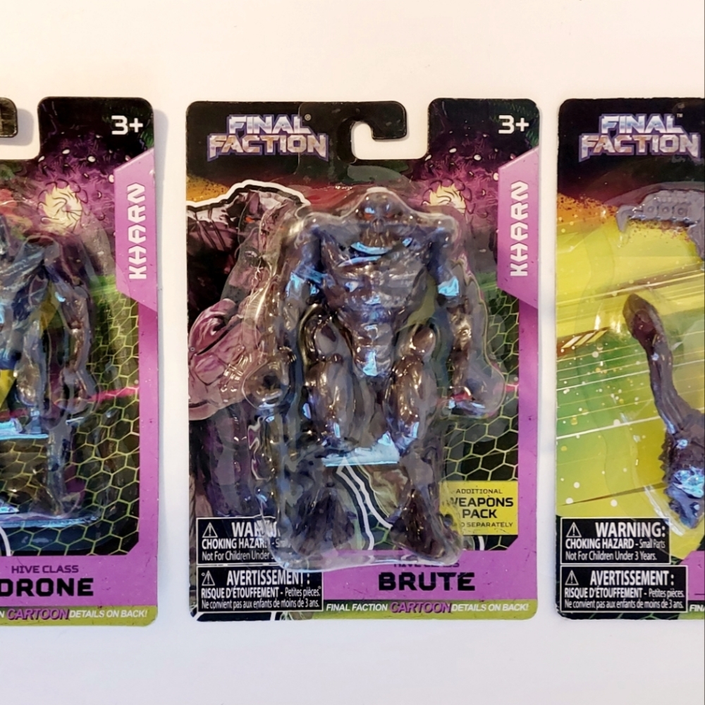 LOT OF 3 FINAL FACTION KHARN ACTION FIGURES